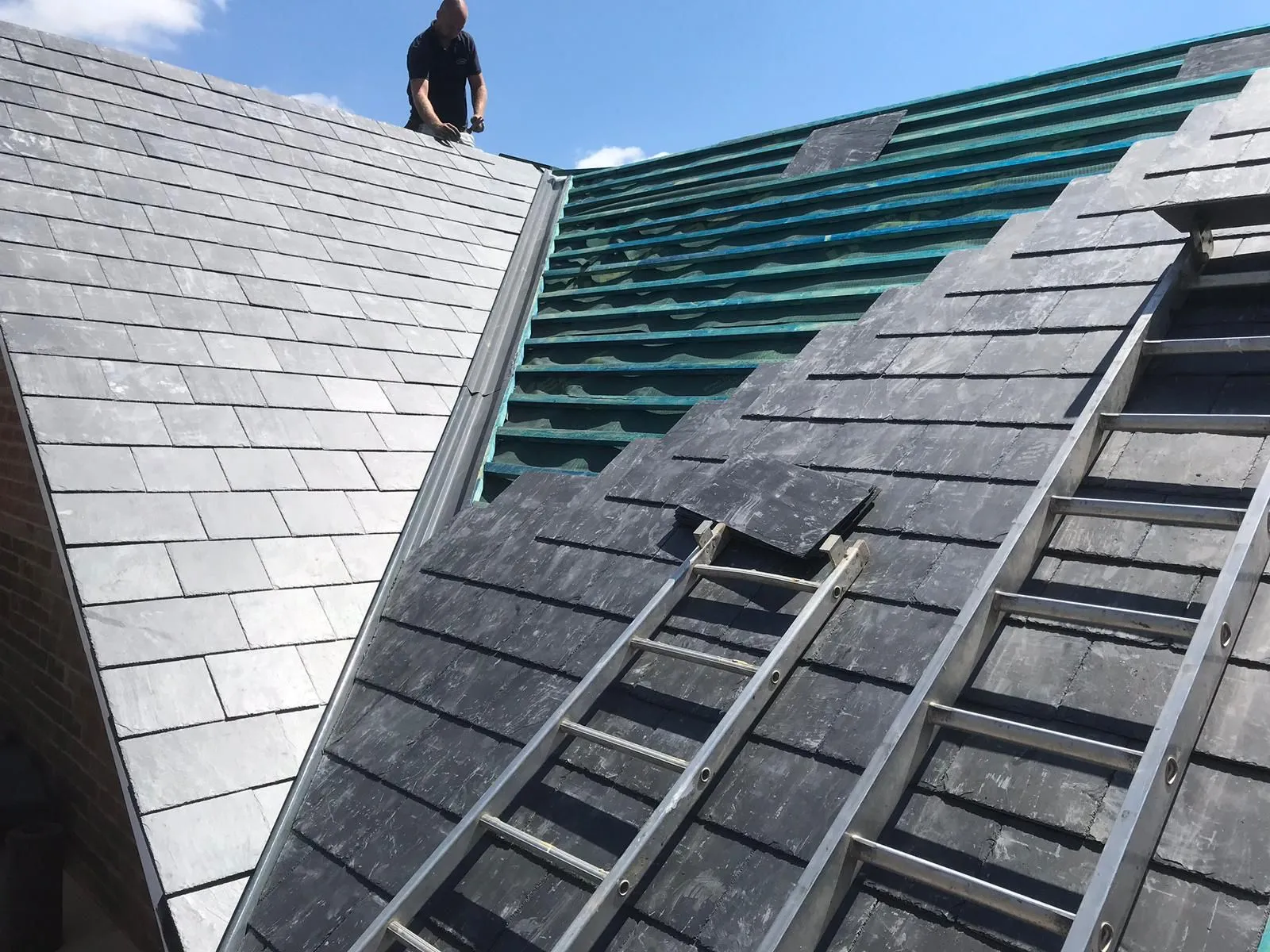 tiled roofing in godalming